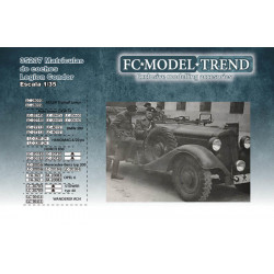 Decalcomanie: targhe per auto Condor Legion.