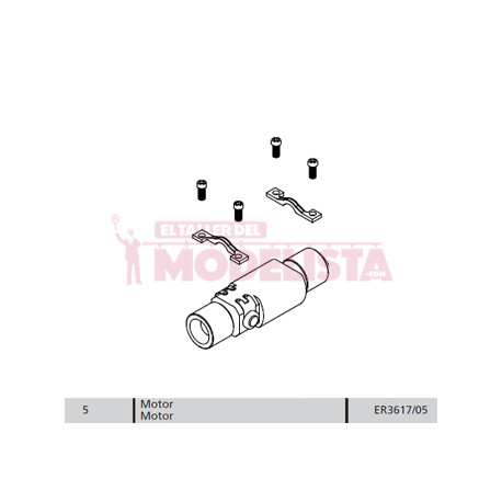 Motor for RENFE 591.