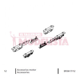 Automotorenzubehör für Ferrobus 591 RENFE.