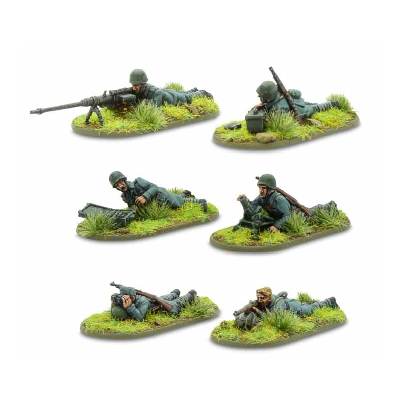 Francotiradores, morteros y fusiles antitanque del ejército italiano. Bolt Action.