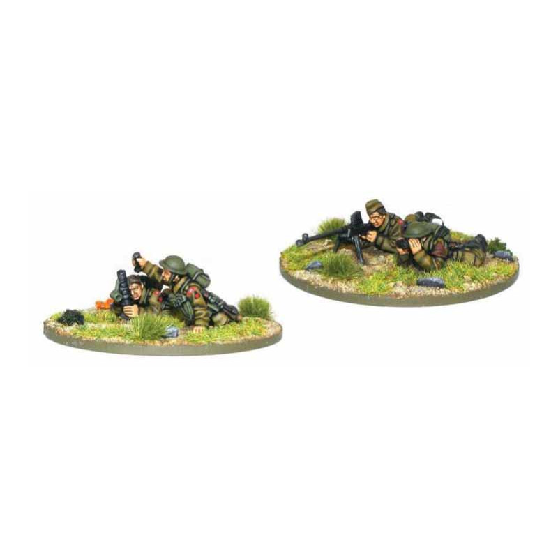 BEF anti-tank rifle and 2" light mortar teams. Bolt Action.