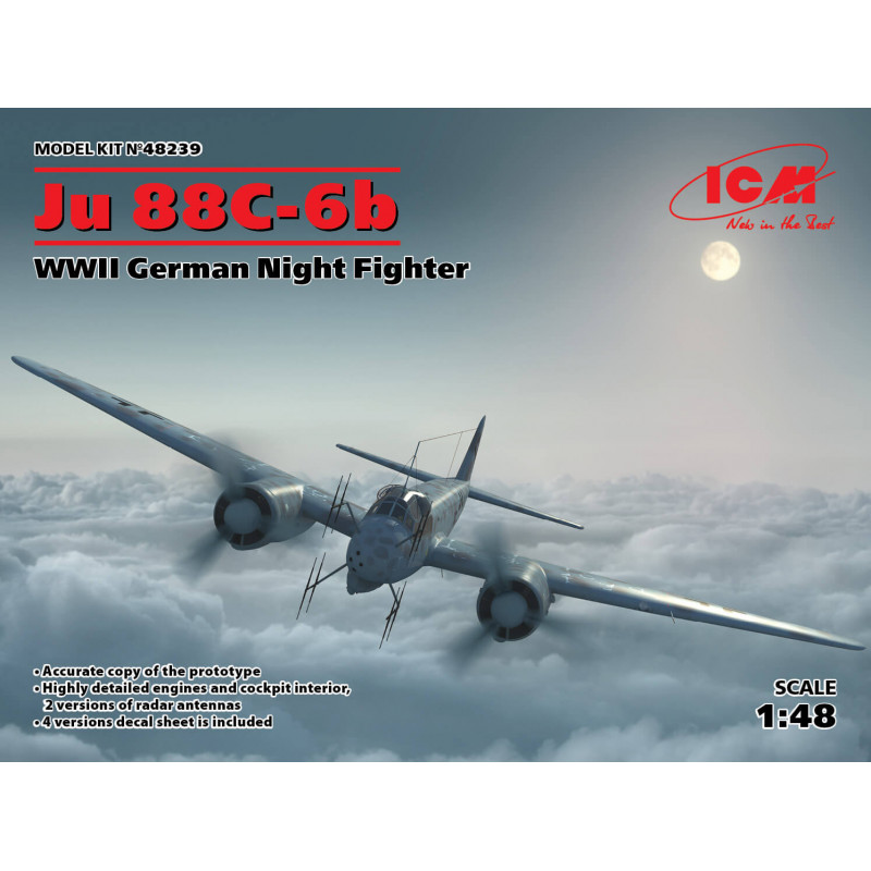 German bomber JU 88C-6b. German bomber JU 88C-6b.