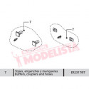 Buffers, coupler and hose for RENFE 352. Buffers, coupler and hose for RENFE 352.