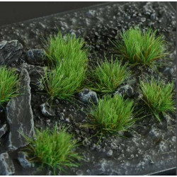 Ciuffi d'erba. Verde intenso (6 mm).