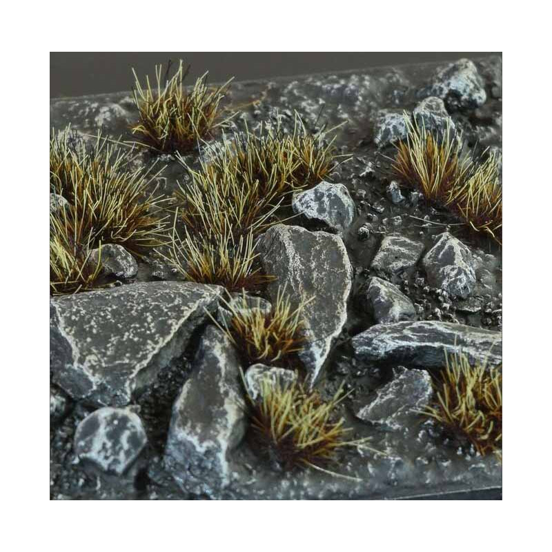 Matas de hierba. Quemado. (6 mm).