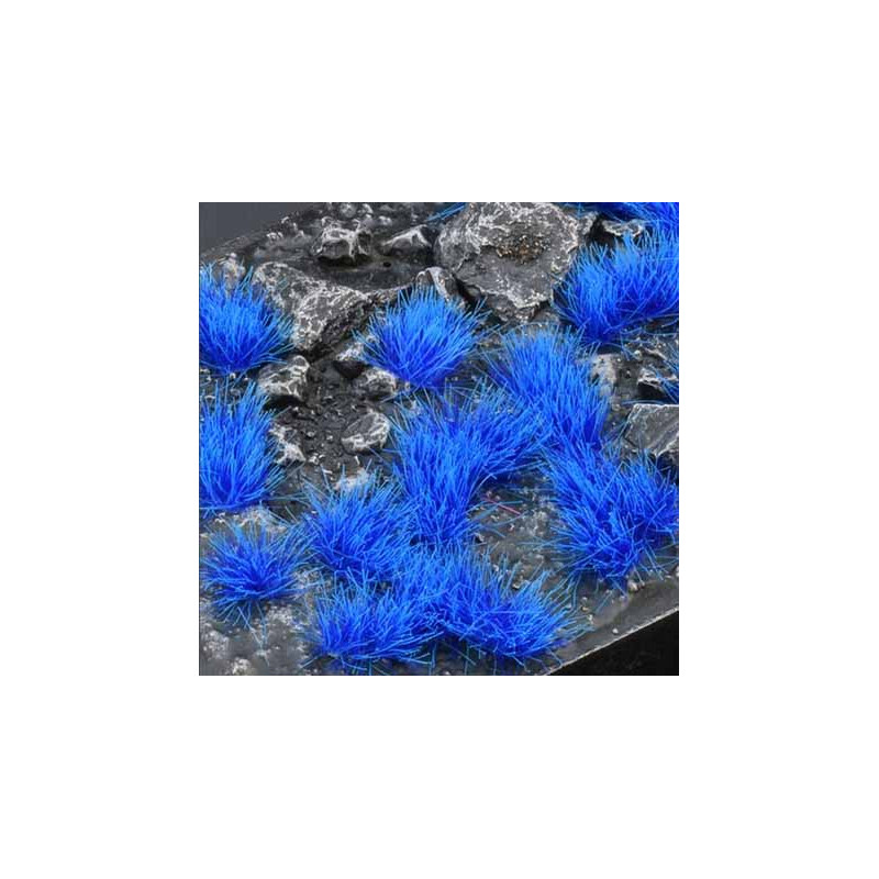 Grass tufts. Alien Blue (6mm).