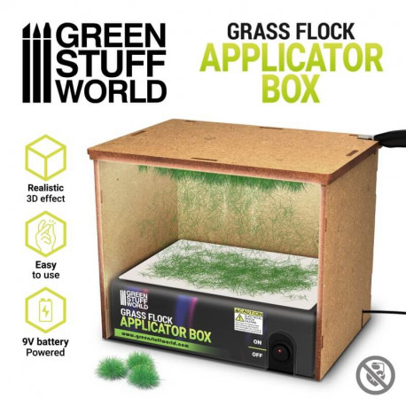 Grass Flock Applicator Box.