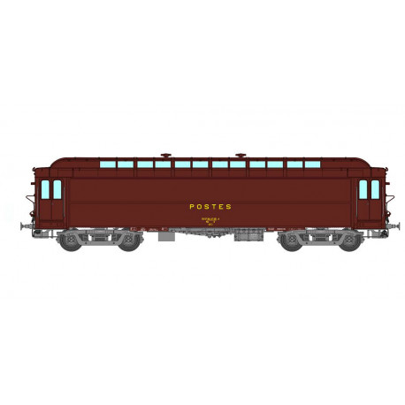 Furgón postal OCEM 16m, SNCF.