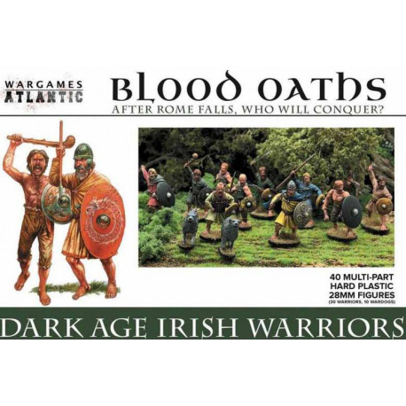Guerreros irlandeses de la Edad Oscura.