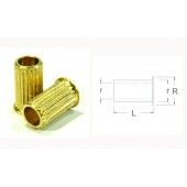 Casquillo estriado para engranajes. 7,7 x 2 mm (x10). RB 013-02