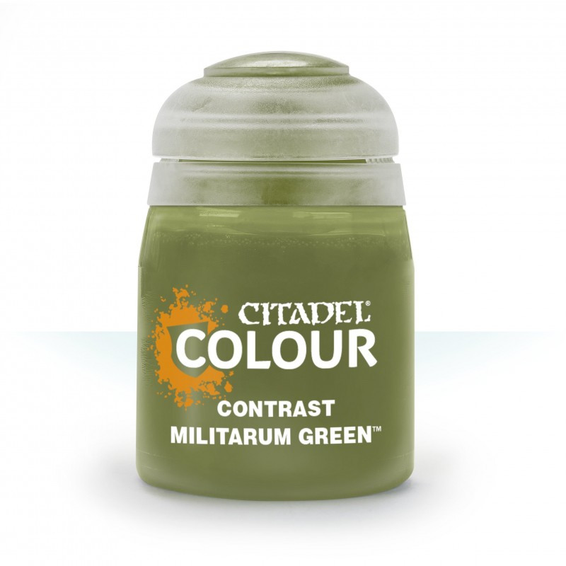 Contrast: Militarum Green, 18 ml. Contrast: Militarum Green, 18 ml.