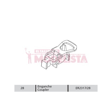 Coupling for RENFE 352.