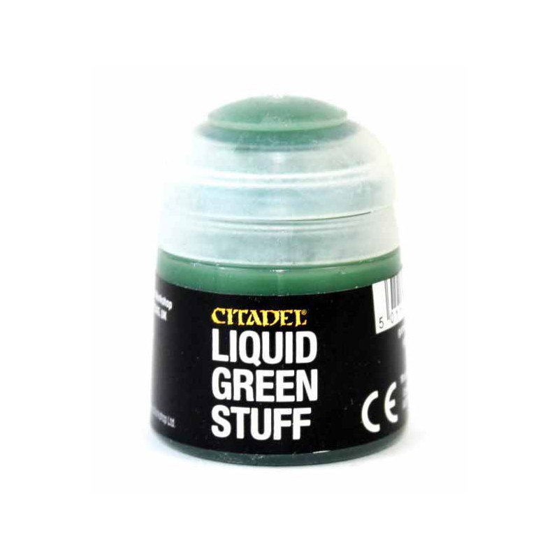 Masilla verde líquida, 12 ml.