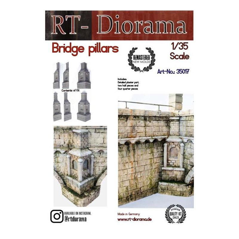 Bridge pillars.