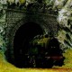 Dos bocas de túnel de una vía. BUSCH 8190
