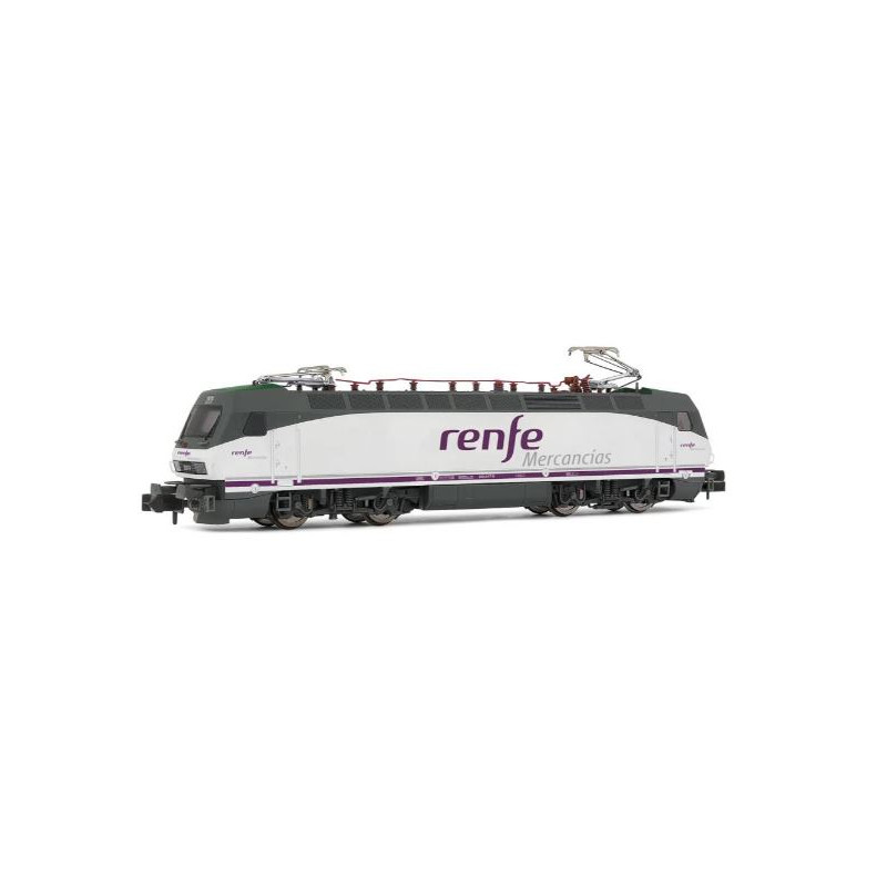 Electric locomotive RENFE 252, Mercancias livery.