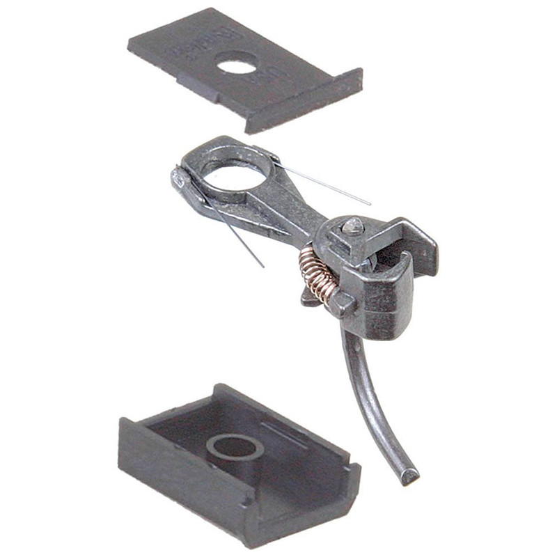 Enganche metálico corto con cabeza tipo "Whisker" (x4).