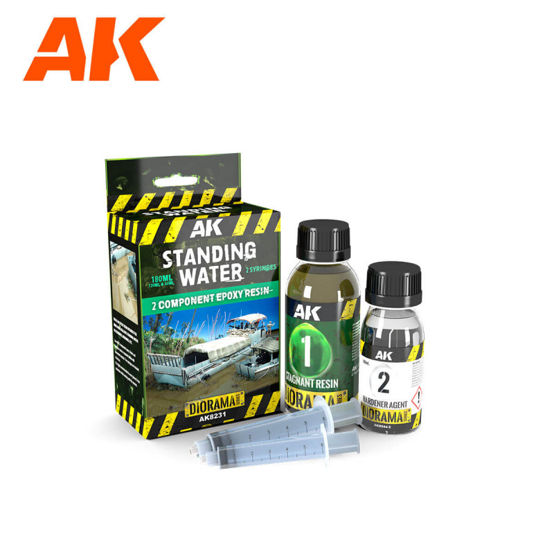 Agua estancada - Resina epoxy (180 ml). Agua estancada - Resina epoxy (180 ml).