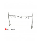 Pórtico rígido S de RENFE (4 ménsulas).