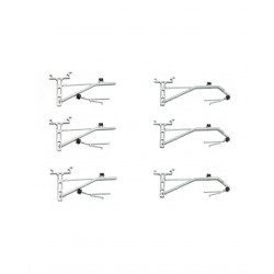 Staffe per cavalletto rigido (x6).