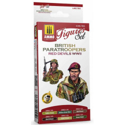 Britische Fallschirmjäger Set der Roten Teufel aus dem Zweiten Weltkrieg.