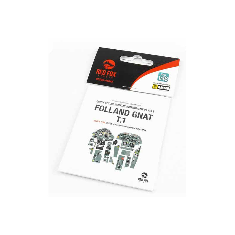 Set de Panel de Instrumentos Folland Gnat T.1.