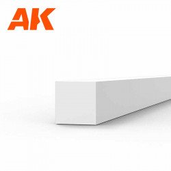 Styrolstreifen 2 x 2 mm.