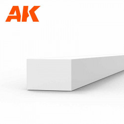 Styrolstreifen 2 x 3 mm.