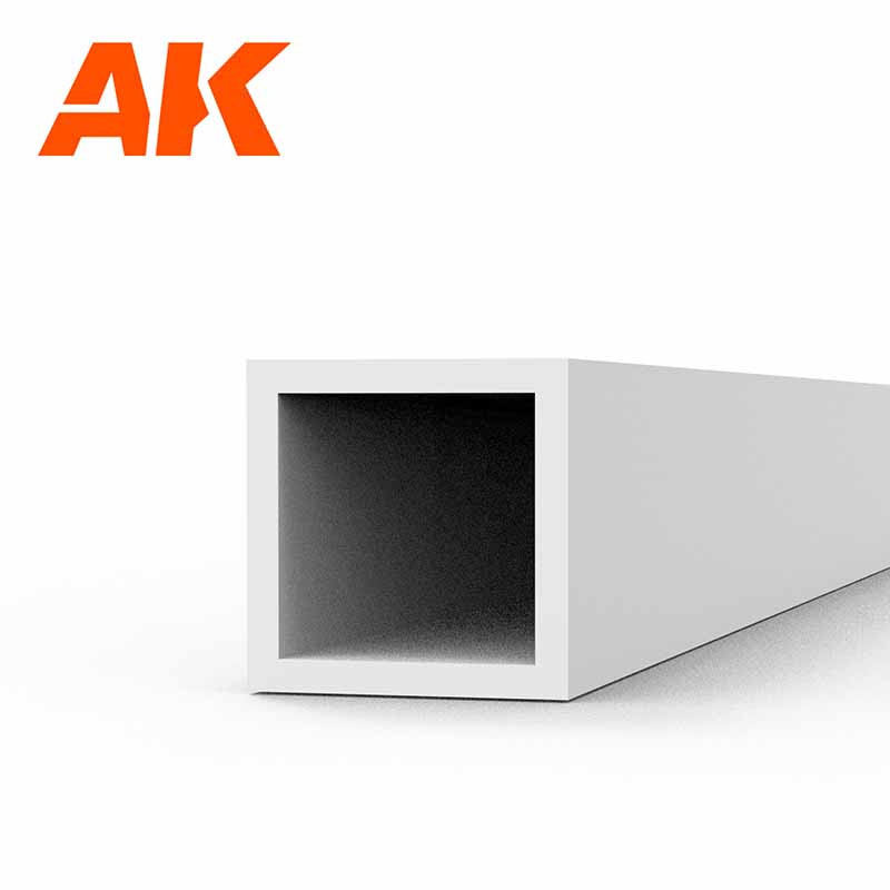 Styrene square tube 3 diameter x 350 mm. Styrene square tube 3 diameter x 350 mm.