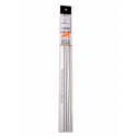 Styrene square tube 3 diameter x 350 mm.