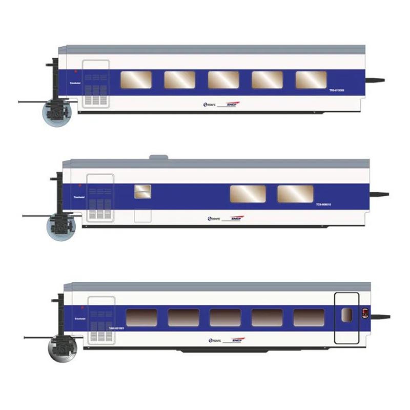 Train set Talgo SNCF ”Francisco de Goya''. RENFE.