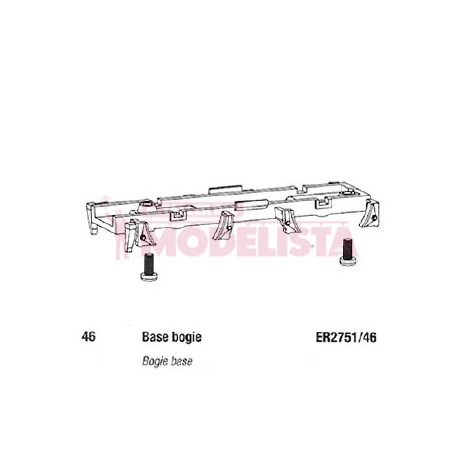 Base bogie for RENFE 281.