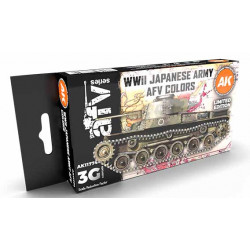 Japanische Armee AFV Farben aus dem Zweiten Weltkrieg.