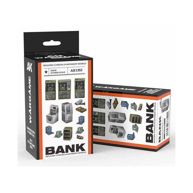 Equipamiento de banco.