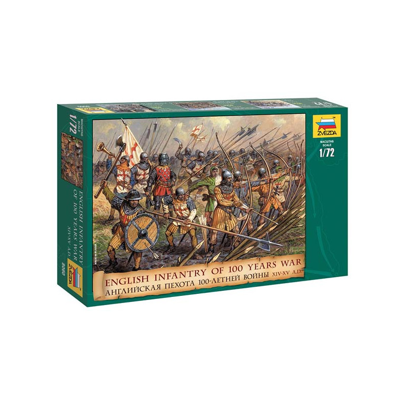Infantería inglesa. Guerra de los 100 años.