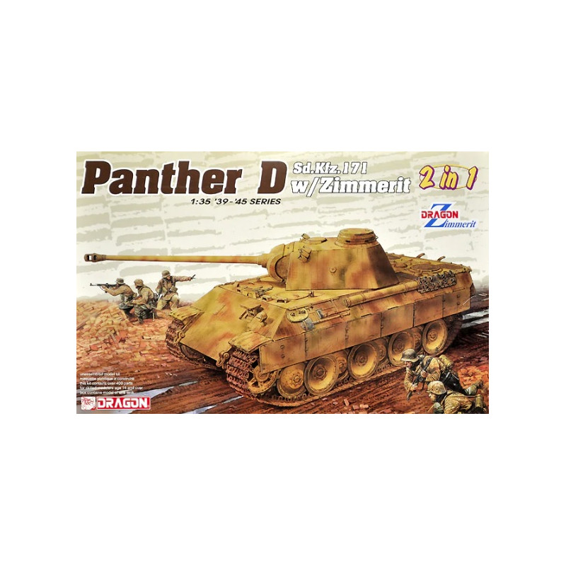 Sd.Kfz.171 Panther Ausf.D con Zimmerit. Sd.Kfz.171 Panther Ausf.D con Zimmerit.