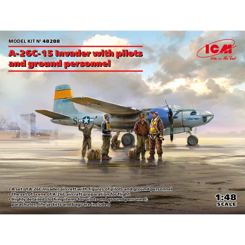 A-26C-15 con pilotos. A-26C-15 con pilotos.