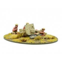 QF 2-Pfünder-Geschütz der britischen 8. Armee. Bolt Action.