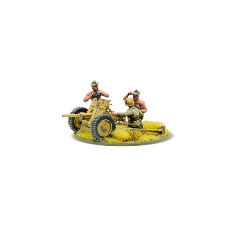 Cañón ligero antitanque Afrika Korps Pak 36. Bolt Action.