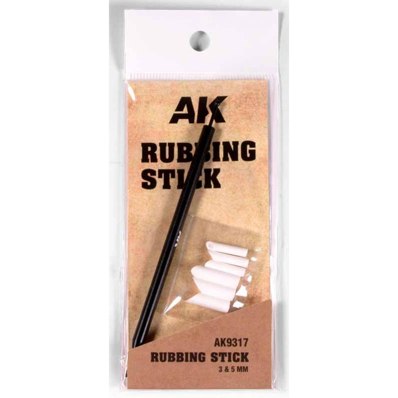 Rubbing stick 3-5 mm.