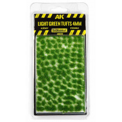 Ciuffi d'erba verde chiaro 4 mm.