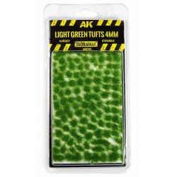 Matas de hierba verde claro 4 mm.