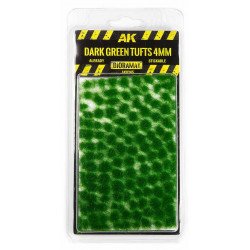Matas de hierba verde oscuro 4 mm.