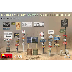 Road Signs WWII North Africa.