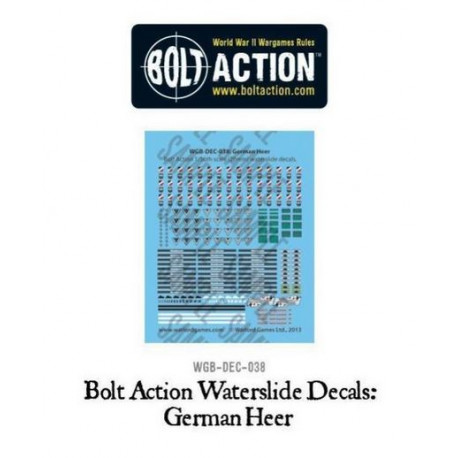 German Heer decals.