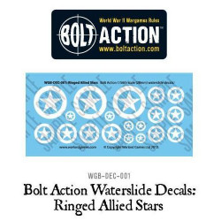 Bolt Action Ringed Allied Stars decal sheet.