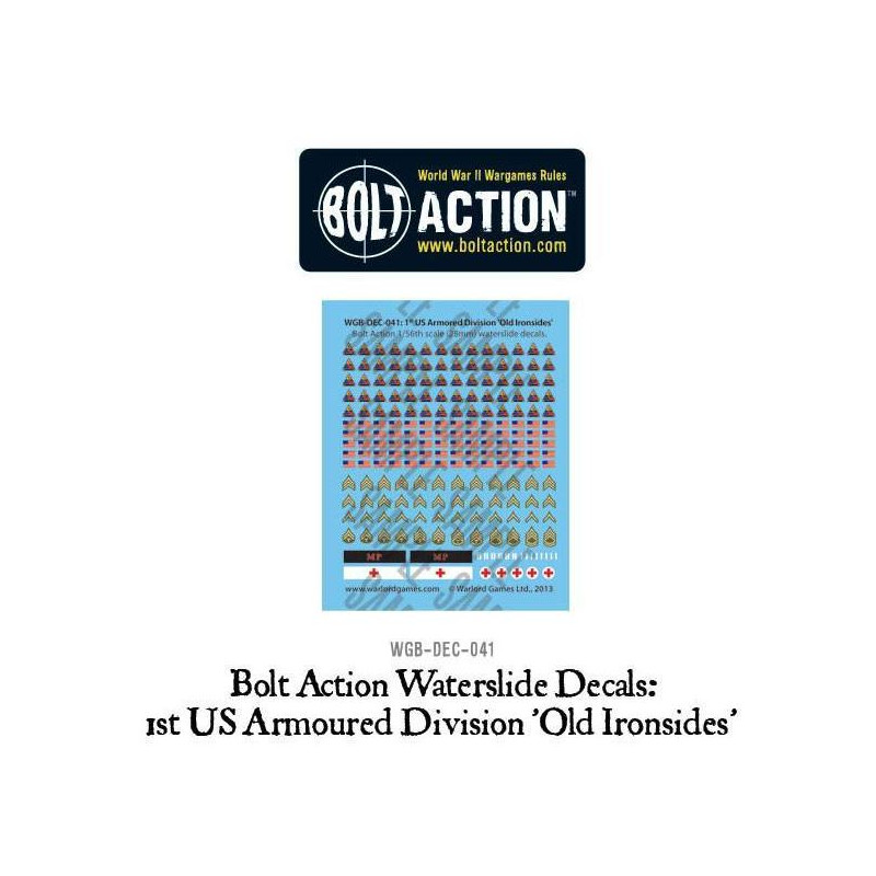 Calcas: Primera División Acorazada de EEUU. 'Old Ironsides'.