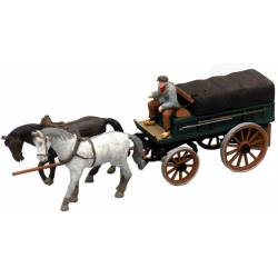 Figurine Artitec 1/87 H0 Cheval Et Charrue - Neuf, Résine, Déjà Assemblé, Pour Modélisme Ferroviaire