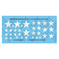 Bolt Action Allied Stars decal sheet. Bolt Action.