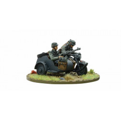 Blitzkrieg German Kradschutzen Combinación de motocicletas. Bolt Action.